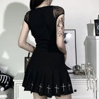 T-shirts moulant gothique pour femmes