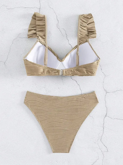 Bikini Femme 2 Pièces – Détails Volants