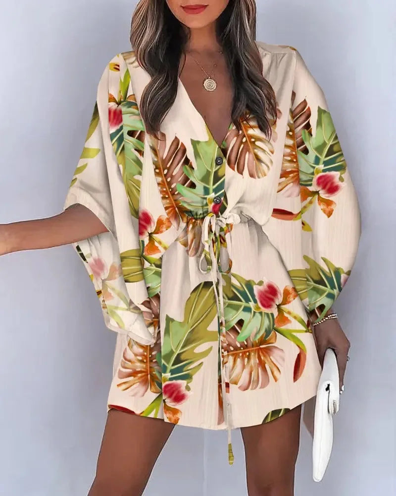 Robe d’Été Femme – Imprimé Floral