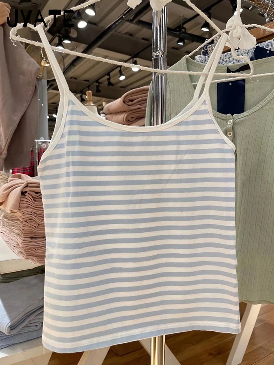 Débardeur rayée rose pour femmes