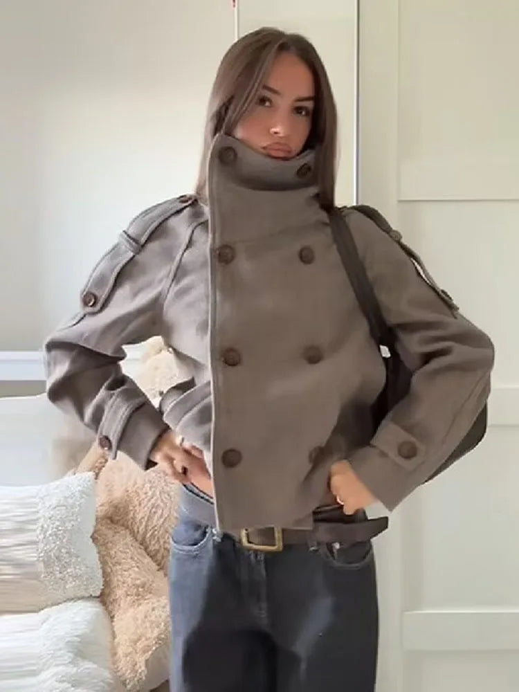 Veste ample à manches longues pour femmes