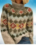 Pull en maille à manches longues pour femmes