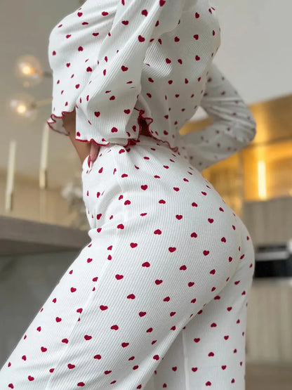 Pyjama à Cerises Femme – Ensemble 2 Pièces Style Y2K