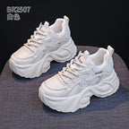 Basket en cuir véritable pour femmes