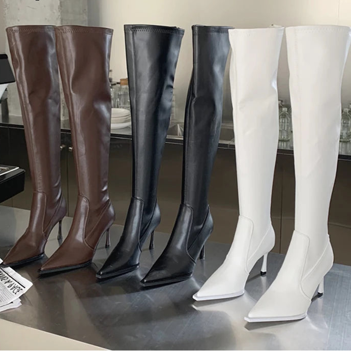 Bottes à talons hauts pour femmes