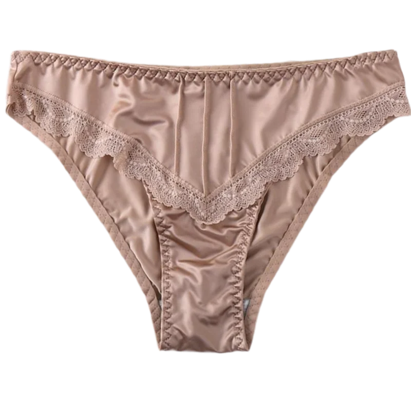 Culotte taille basse avec dentelle pour femmes