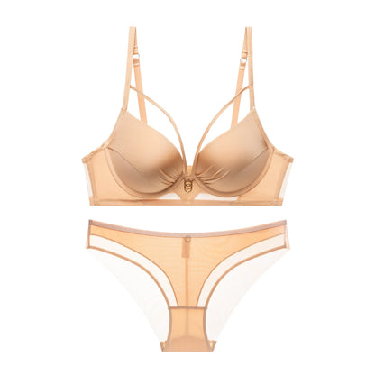 Ensemble Lingerie Femme – Soutien-Gorge Push-Up et Culotte