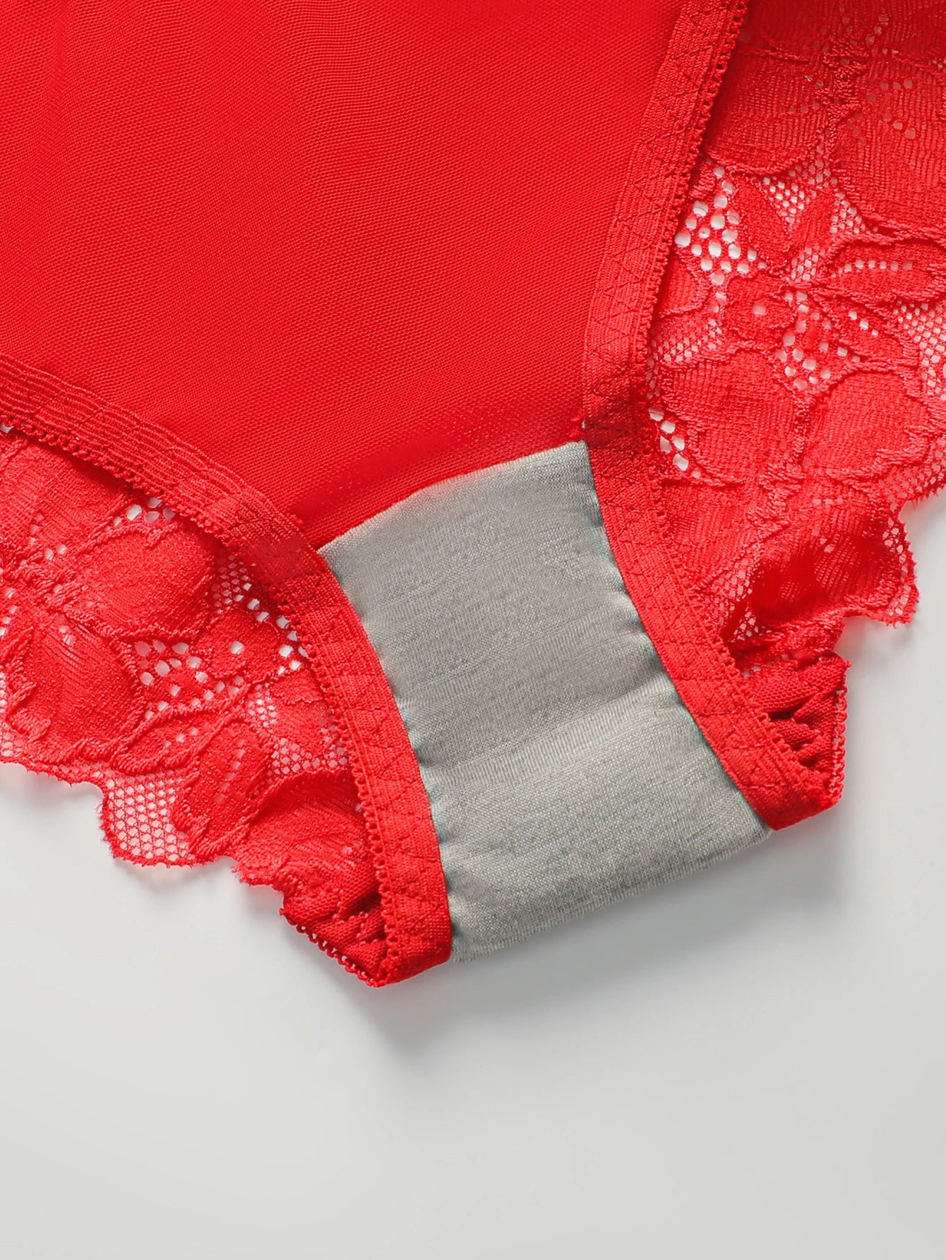 Ensemble de 2 pièces en dentelle et coton pour femmes