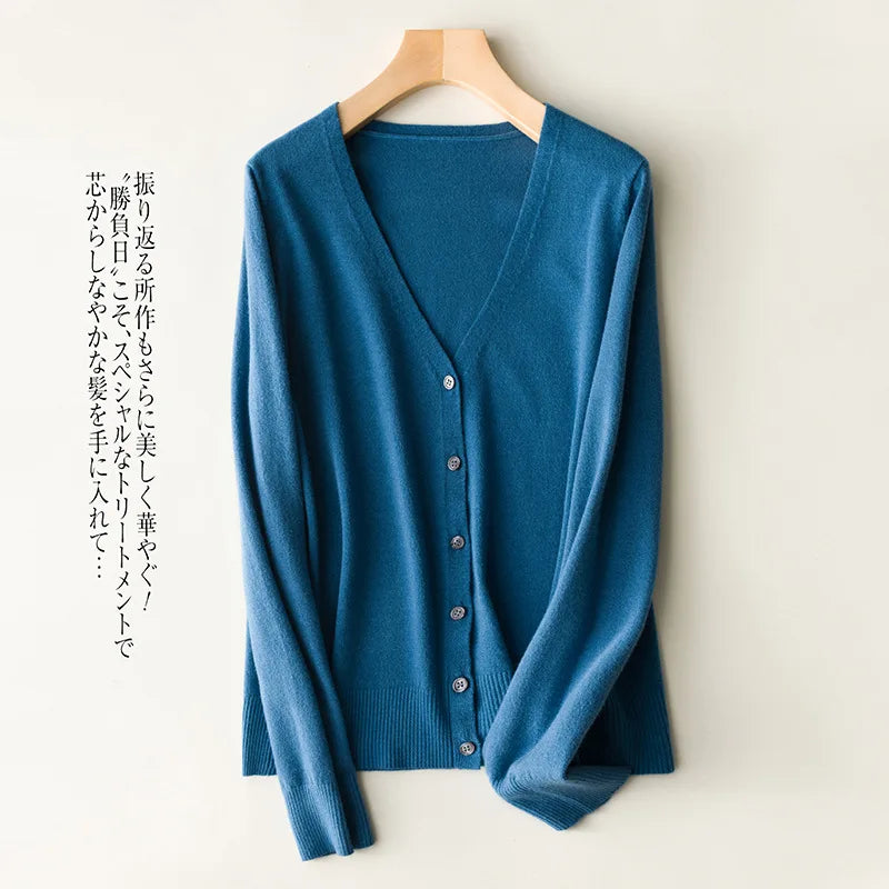 Cardigans à simple boutonnage pour femmes