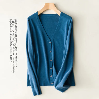 Cardigan Femme – Boutonnage Simple