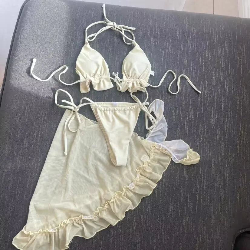 Maillot de bain trois pièces pour femme