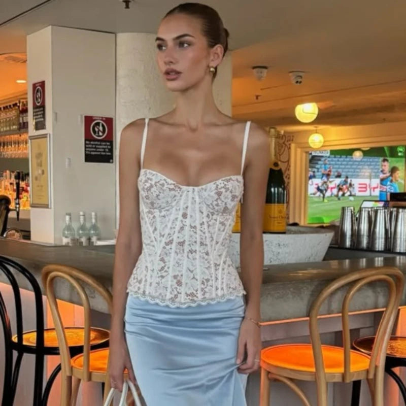 Débardeur Femme en Dentelle – Style Raffiné
