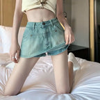 Mini-jupe en jean tendance pour femmes