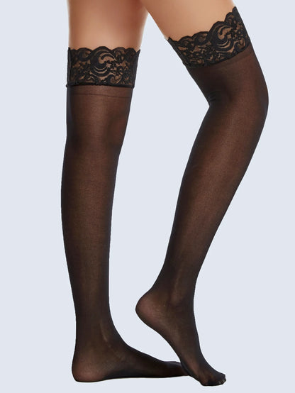 Bas Hauts en Dentelle Femme – Style Lingerie