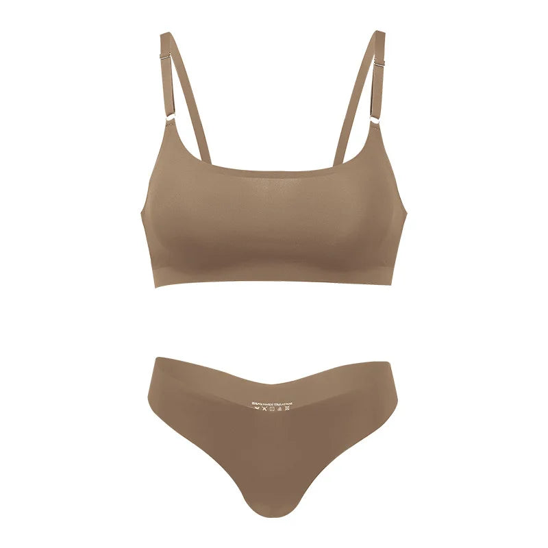 soutien-gorge et string de haute qualité sans couture pour femmes