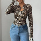 Pull tricoté à col en v pour femmes