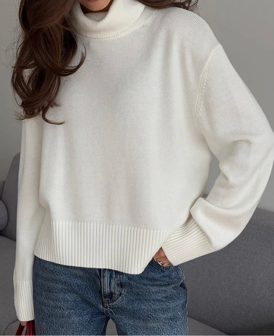 Pull d’Hiver Femme – Maille Douce et Coupe Ample