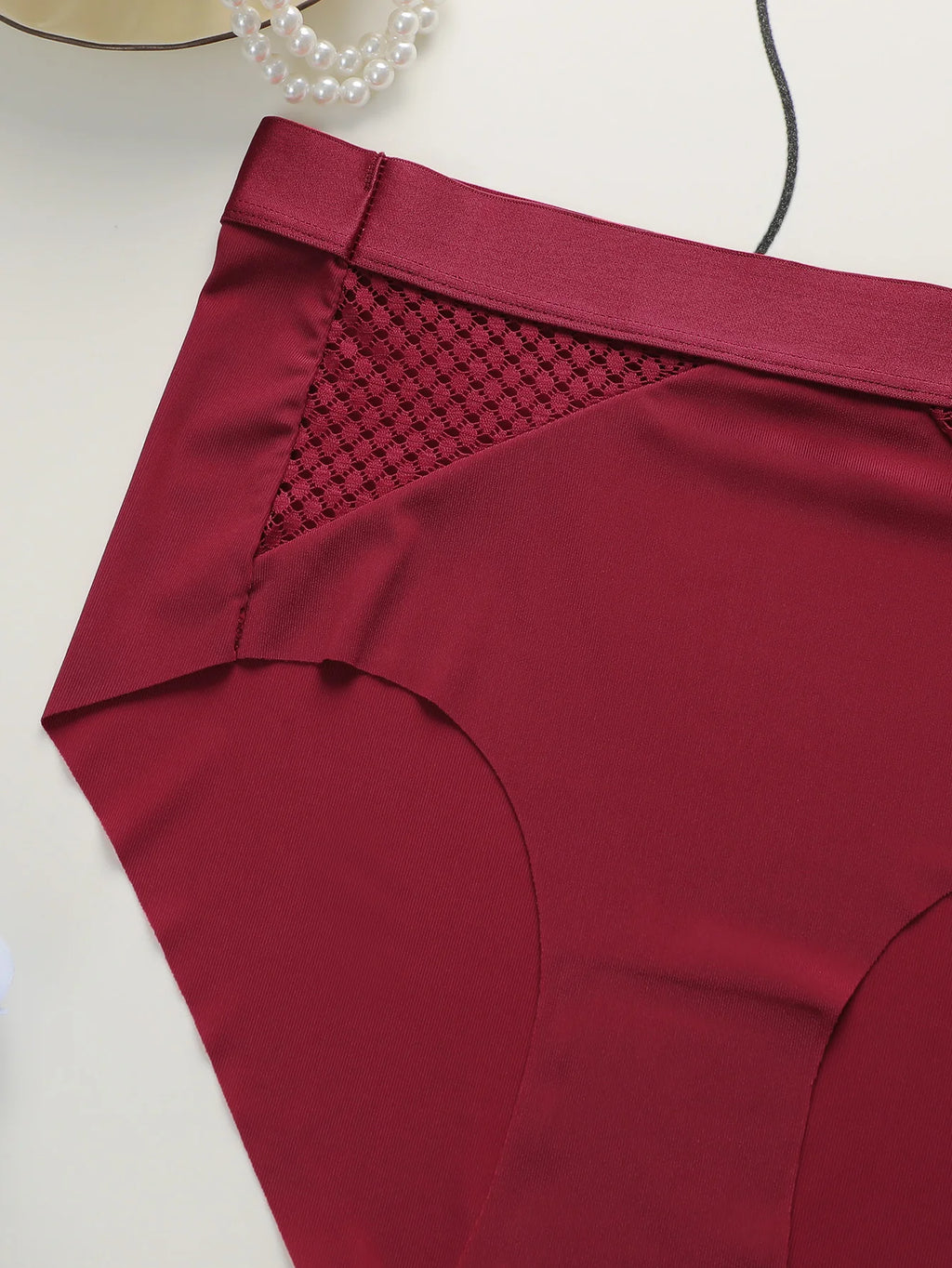 Culotte sans couture en soie glacée pour femmes