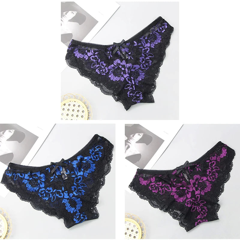 Lot de 3 culottes sexy pour femmes
