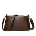 Sac à bandoulière de haute qualité en cuir souple pour femmes