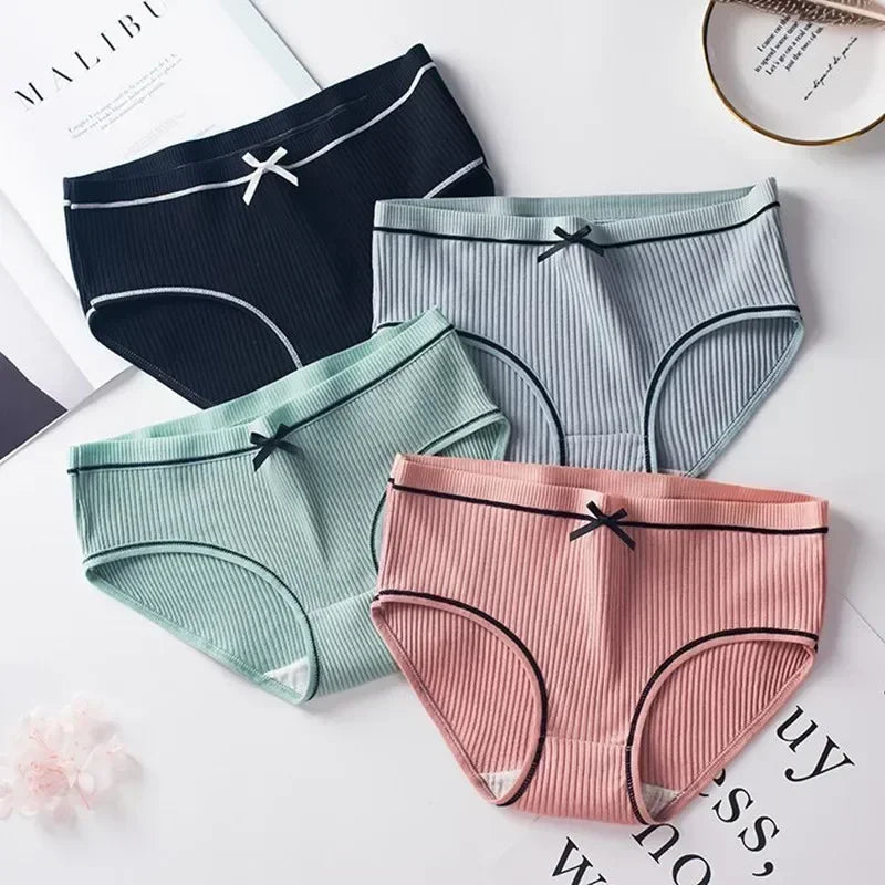 Culottes en coton avec nœud pour femmes