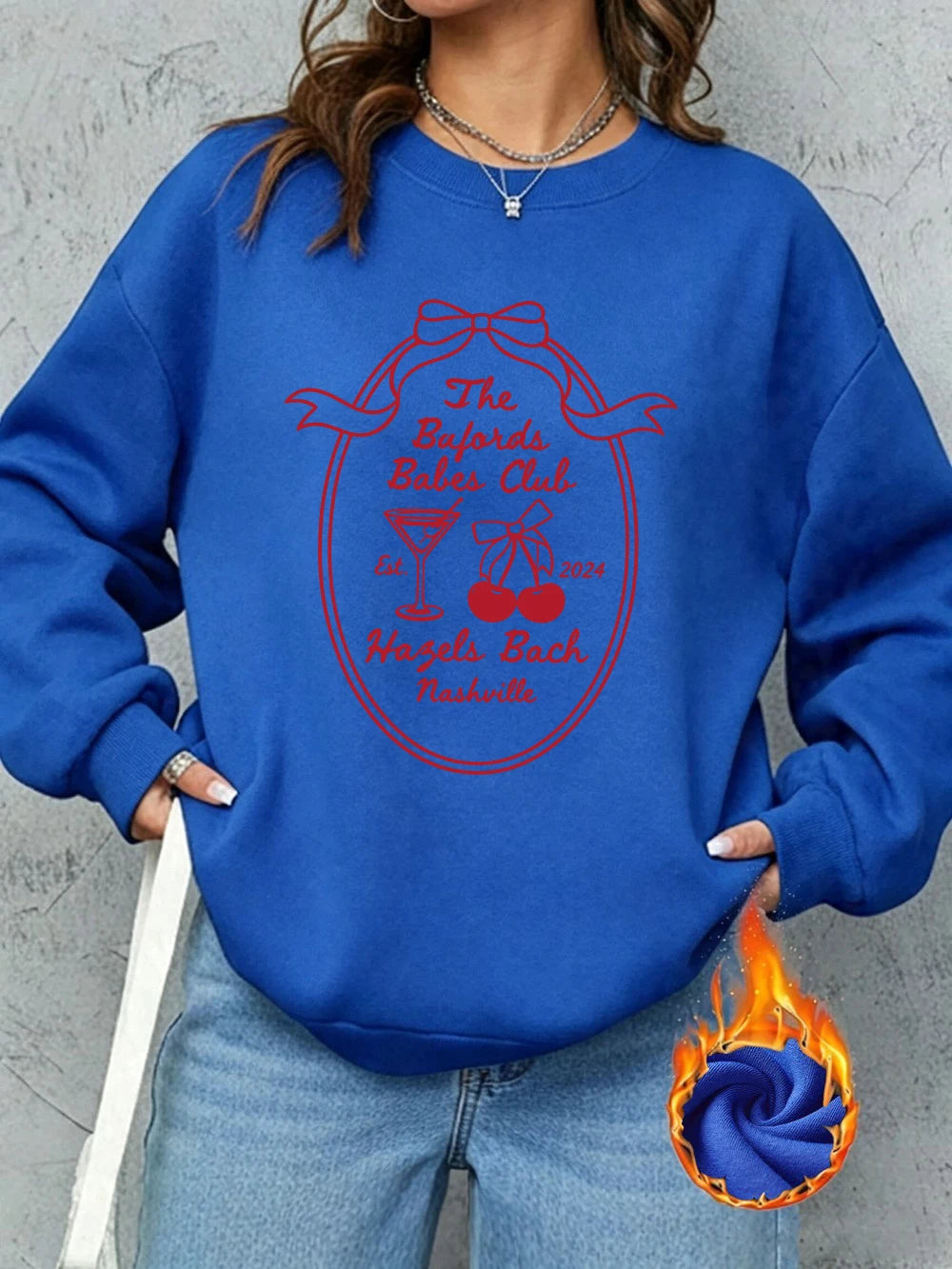 Sweat-shirts imprimés The Bafords Babes Club pour femmes