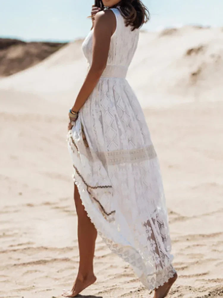 Robe en dentelle pour femmes