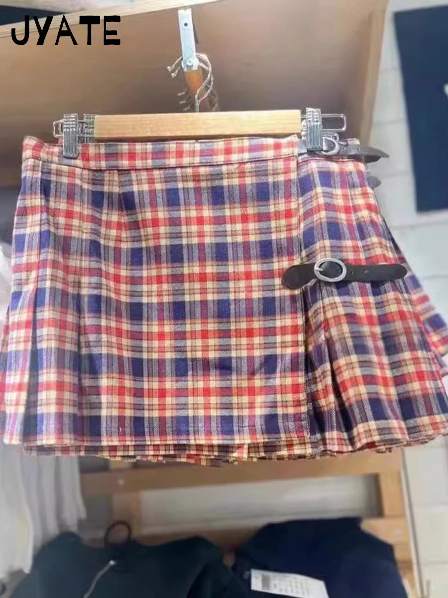 Mini jupes cargo en jean vintage pour femmes