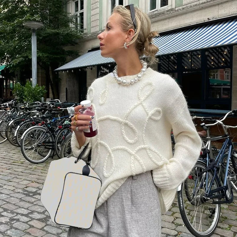 Pulls d'hiver en maille tendance pour femmes