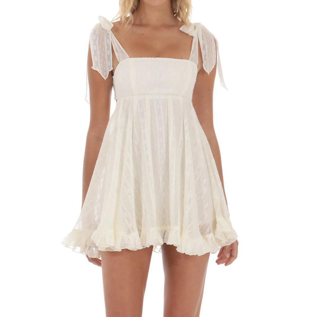 Mini robe d'été sans manches pour femmes
