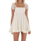 Mini robe d'été sans manches pour femmes