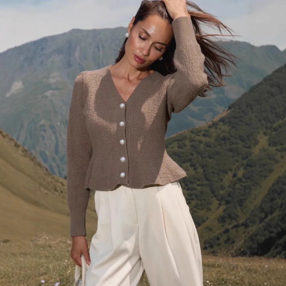 Cardigan en tricot pour femmes