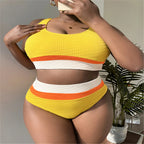 Maillot de bain deux pièces grande taille pour femmes