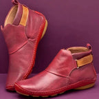 Bottines plates imperméables et confortable pour femmes