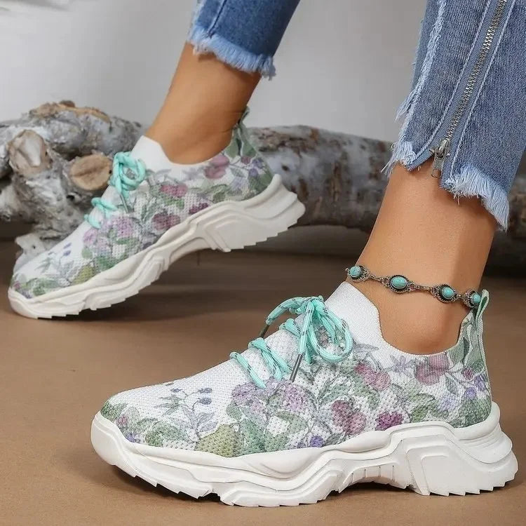 Chaussure décontractée à semelle plate pour femmes