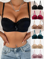 Soutien-gorge à fleurs brodées pour femmes