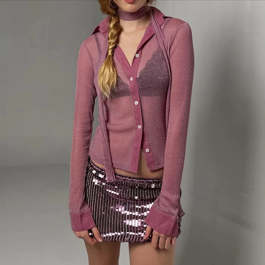 Cardigan à manches longues pour femmes