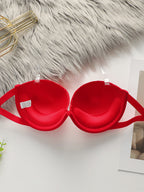 Soutien-gorge transparent antidérapant à double usage pour femmes