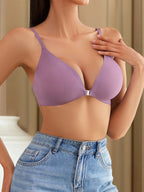 Soutien-gorge avec ouverture avant amovible goutte d'eau pour femmes