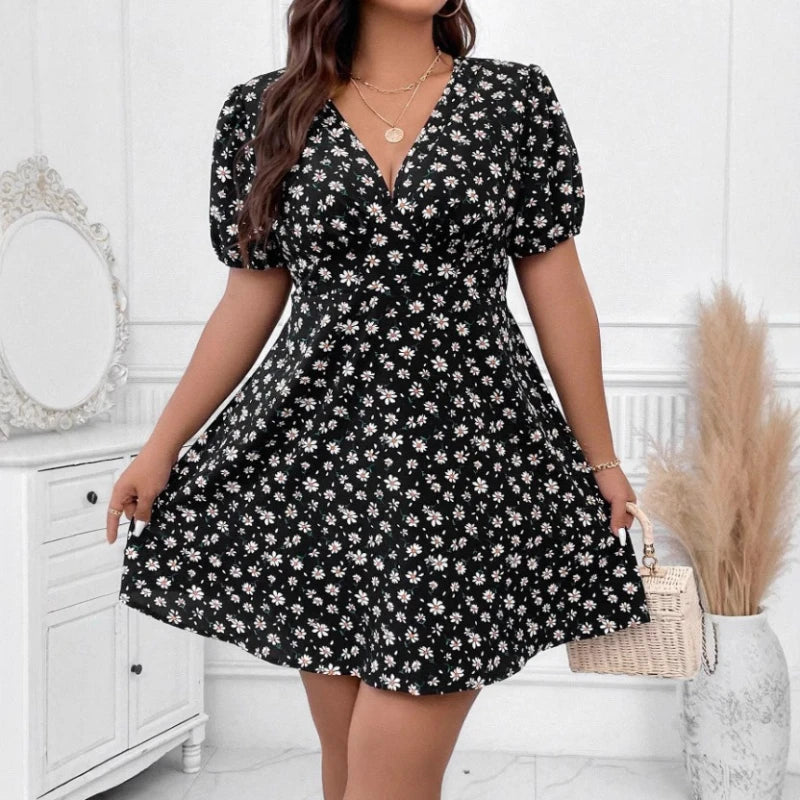 Mini-Robe Vintage Femme – Chic et Grande Taille