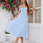 Robe longue sans manches pour femmes