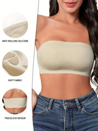 Soutien-gorge sans bretelles et sans couture pour femmes