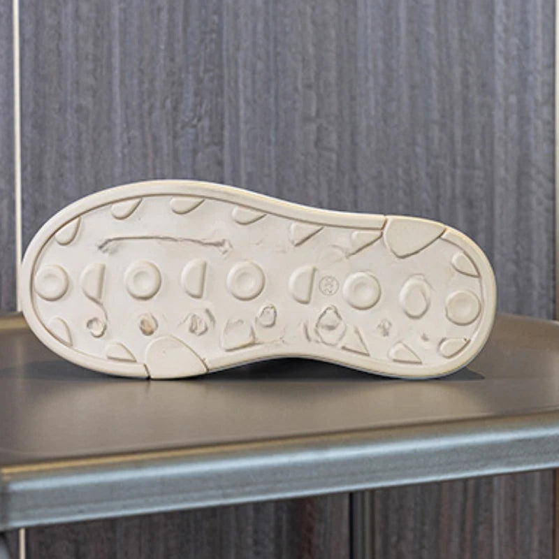 Baskets plate-forme en cuir pour femmes