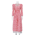 Robe longue fleurie élégante pour femmes