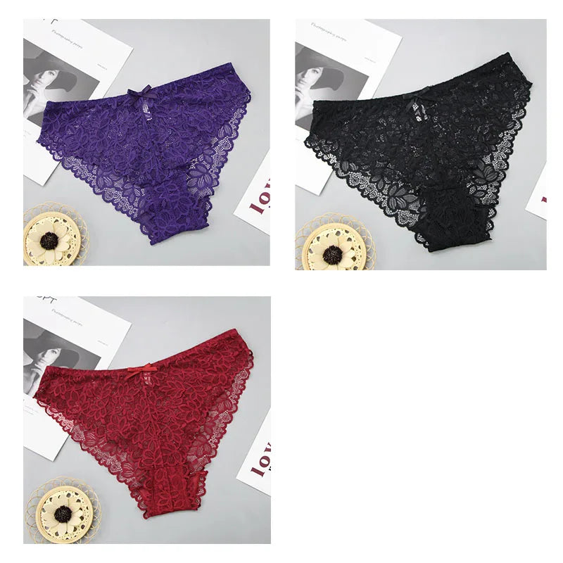 Lot de 3 culottes sans couture pour femmes