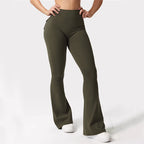 Leggings de Yoga à jambes larges et extensibles pour femmes