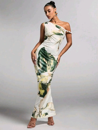 Robe Longue Fleurie Femme – Sans Manches et Décontractée