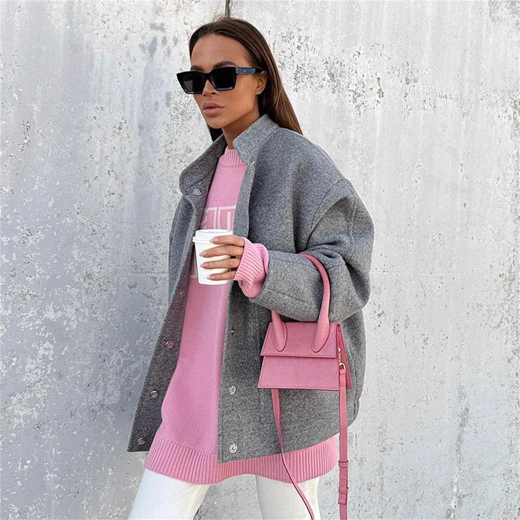 Vestes bombardier amples pour femmes