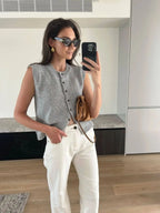 Gilets en maille pour femmes