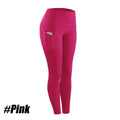 Pantalon de yoga grande taille avec poches pour femme